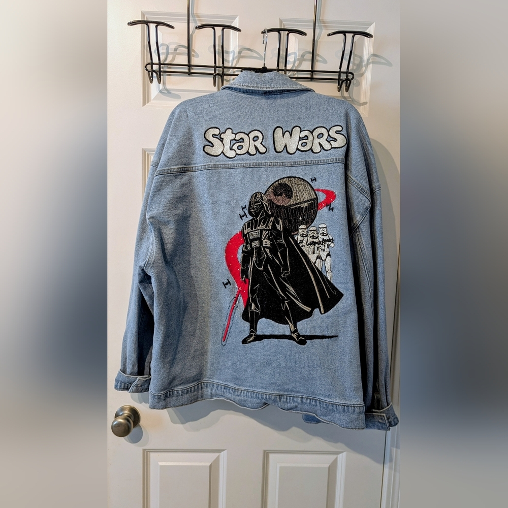 Star Wars Light Blue Men's Shirt Jacket